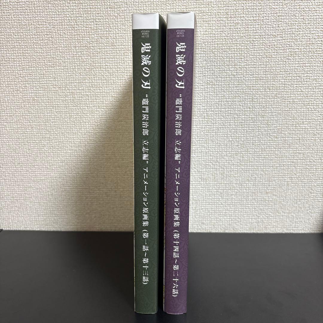 鬼滅の刃 竈門炭治郎 立志編 アニメーション原画集 上下セット 吾峠呼