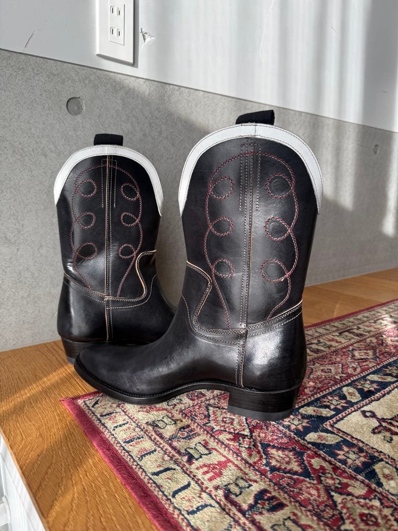 新品 カスタム Cowboy boots CLINCH同楦 茶芯 ホースハイド - メルカリ