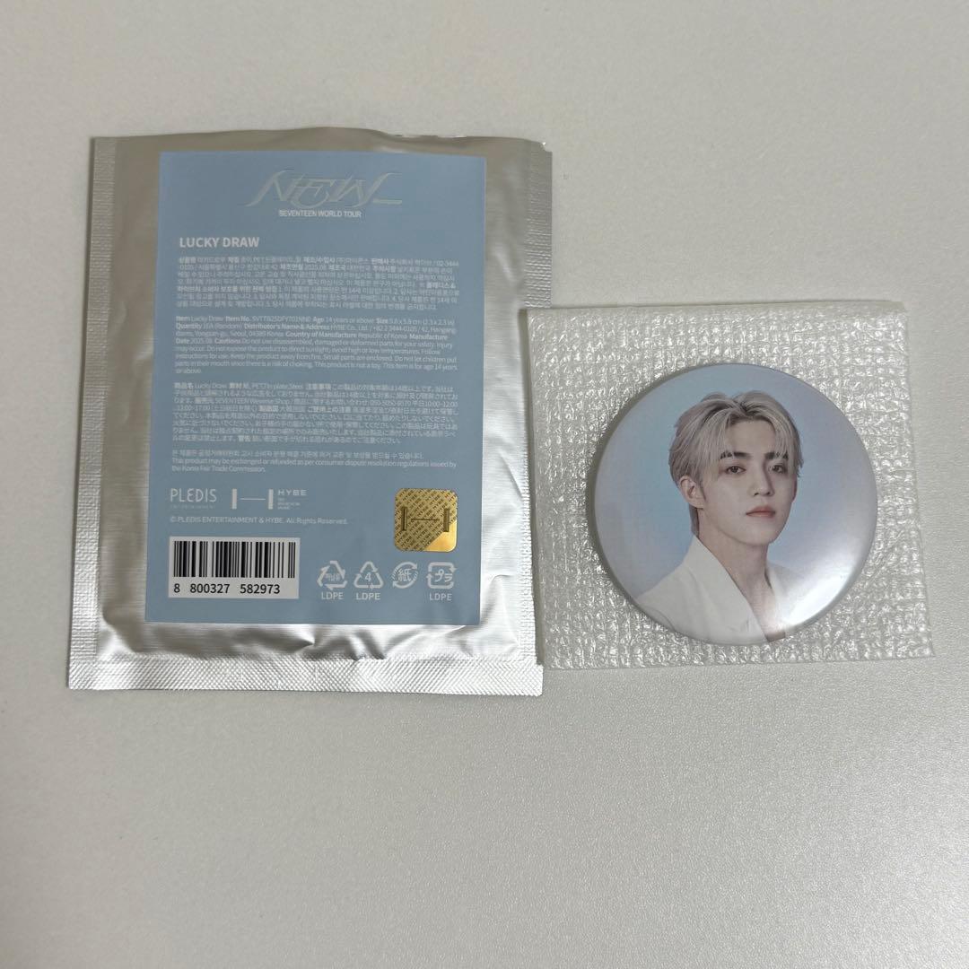 SEVENTEEN WORLD TOUR NEW_ 缶バッジ エスクプス - メルカリ