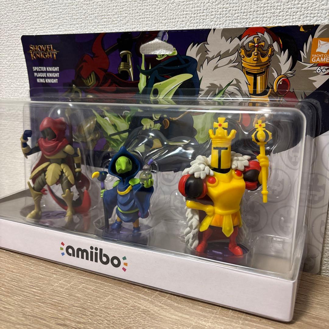限定 amiibo ショベルナイト スペクター プレイグ キング 3体セット