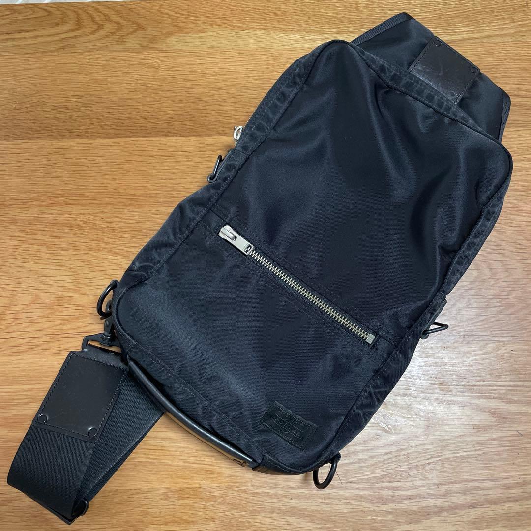 [PORTER] ボディバッグ ワンショルダーバッグ　ブラック ポーター(PORTER) ワンショルダーバッグ 吉田カバン ボディバッグ