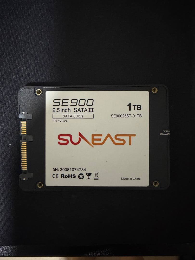 内蔵型SSD SUNEAST SE900 1TB SATA SSD 買ってみました。 SUNEAST SE900 内蔵SATA 2.5インチ SSD 1TB Amazon