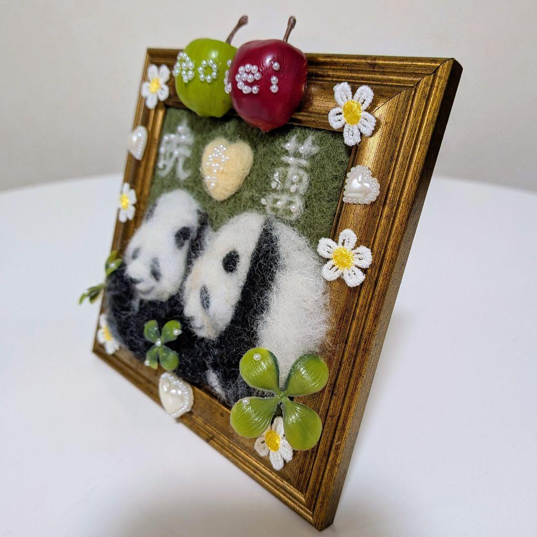 羊毛フェルト シャオレイちゃん記念作品フレーム - メルカリ