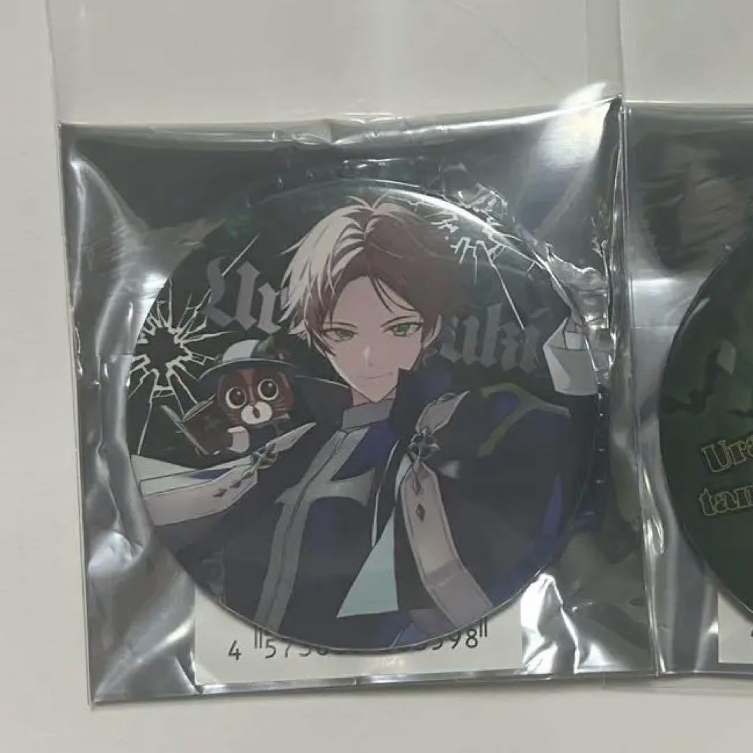 浦島坂田船 ハロパ うらたぬき 缶バッジ - メルカリ