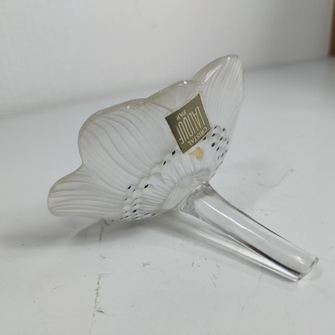 ラリック アネモネ ペーパーウェイト フランス アンティーク 花 エナ