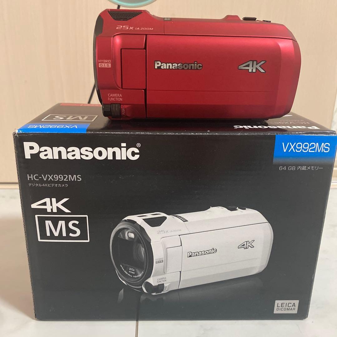 Panasonic HC-VX992MS 4K ビデオカメラ レッド パナソニック HC-VX992MSを徹底レビュー！実際に使ってわかった
