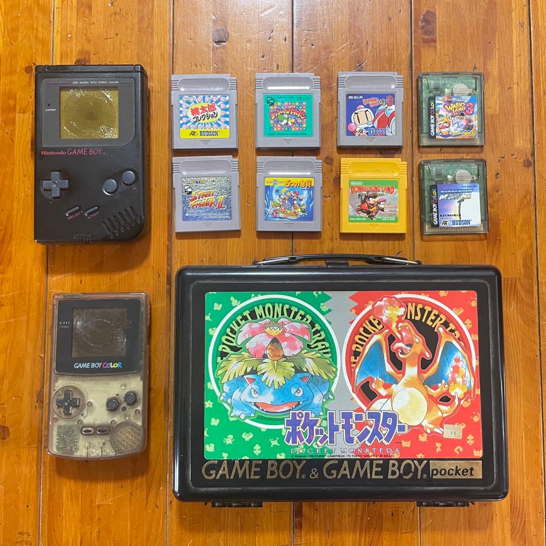 ジャンク品】ゲームボーイ本体 ゲームボーイカラー本体 ソフト8本
