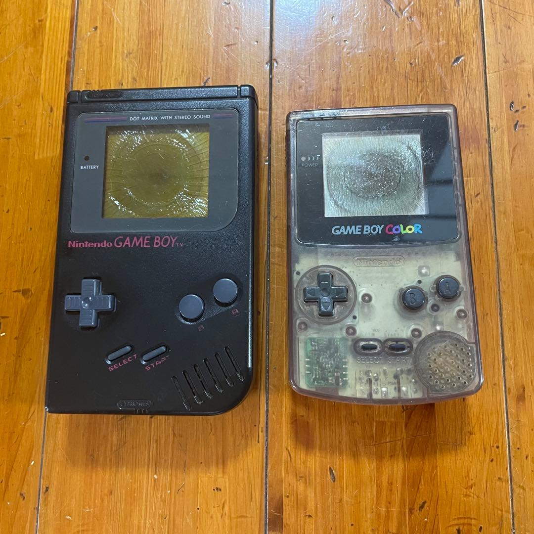 ジャンク品】ゲームボーイ本体 ゲームボーイカラー本体 ソフト8本