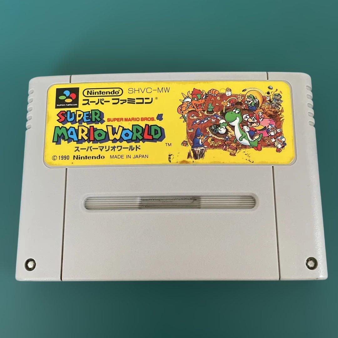 スーパーファミコン ソフト スーパーマリオワールド - メルカリ