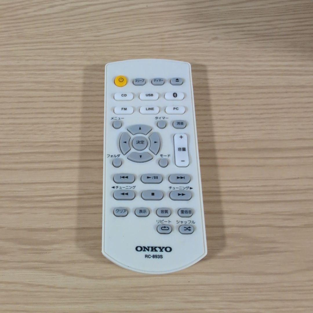 ONKYO CR‑U6 本体 ＋ 純正リモコン RC‑893S ｜動作確認済み - メルカリ