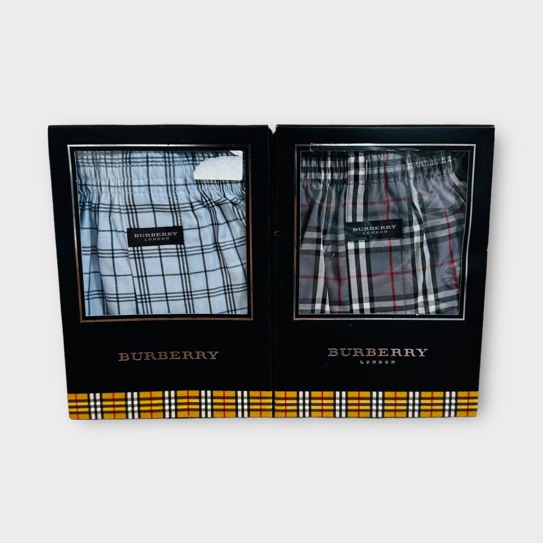 7673.バーバリー トランクス 2着セット Mサイズ - メルカリ