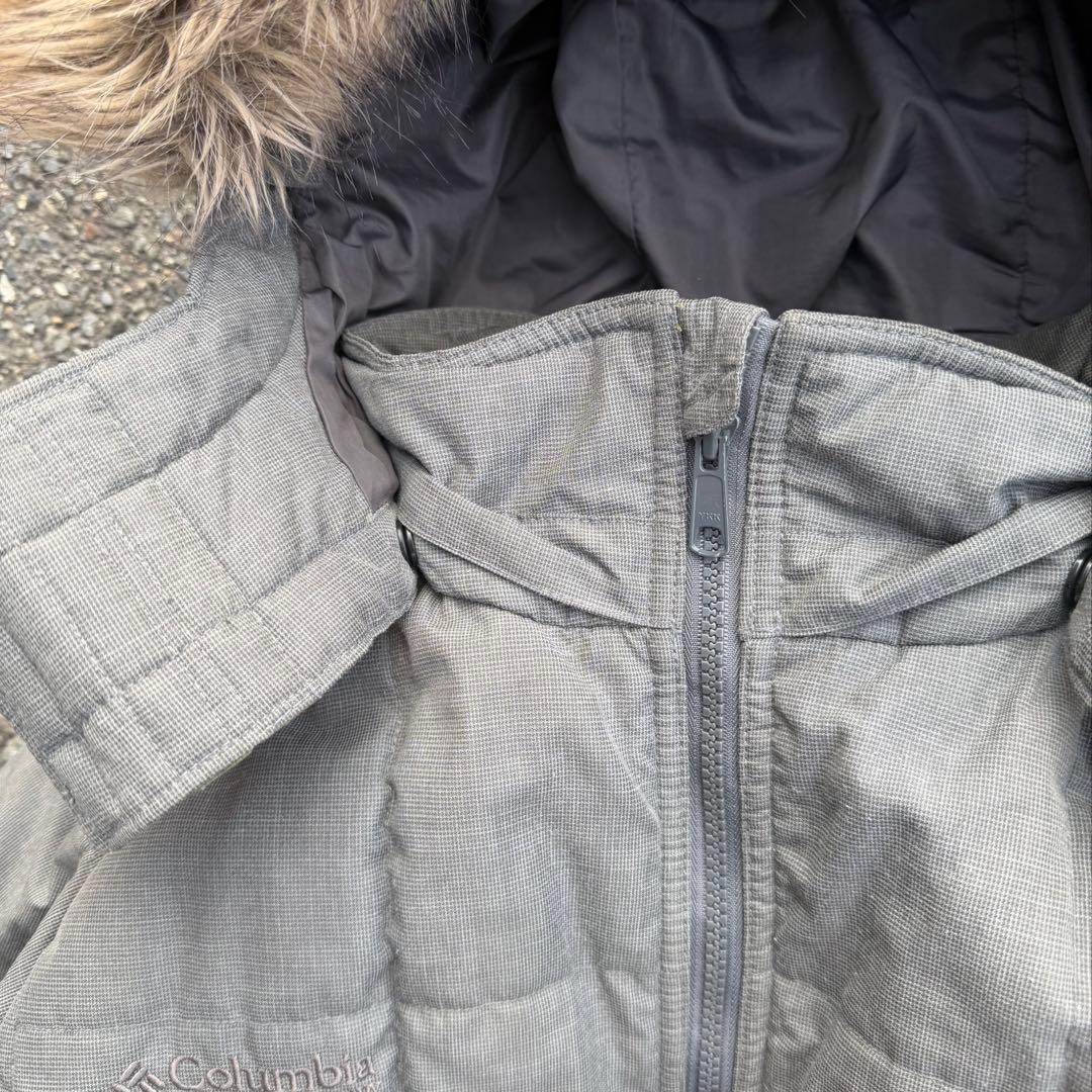 コロンビア hooded puffer jacket テック ファー アーカイブ - メルカリ