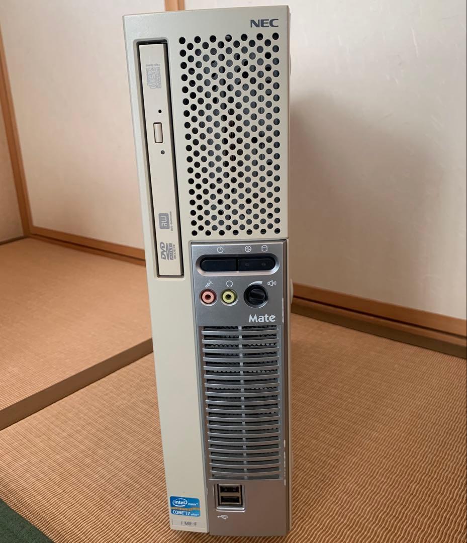 NEC Mate デスクトップ　MJ34HE-F core i7 Mate Windows10 Pro 64bit NEC MKM34B-1 (PC-MKM34BZG1) 第7世代 Core