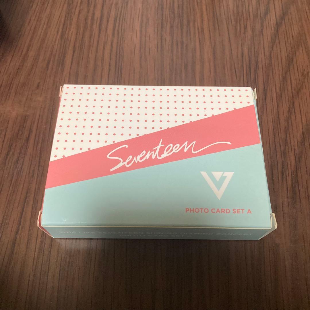 SEVENTEEN SHINING DIAMOND2016 フォトカードセットA 2016 'LIKE SEVENTEEN ‐ Shining Diamond' in Japan CONCERT official