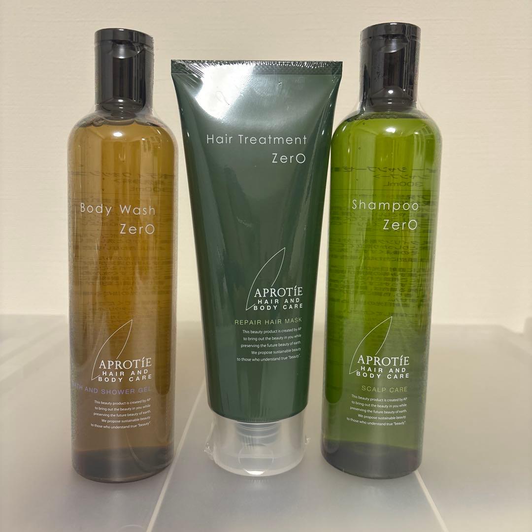 【化学物質ゼロ・未開封】シャンプー・トリートメント・ボディーソープセット Amazon | 朝日化学工業 水のいらないシャンプー ＆ ボディソープ