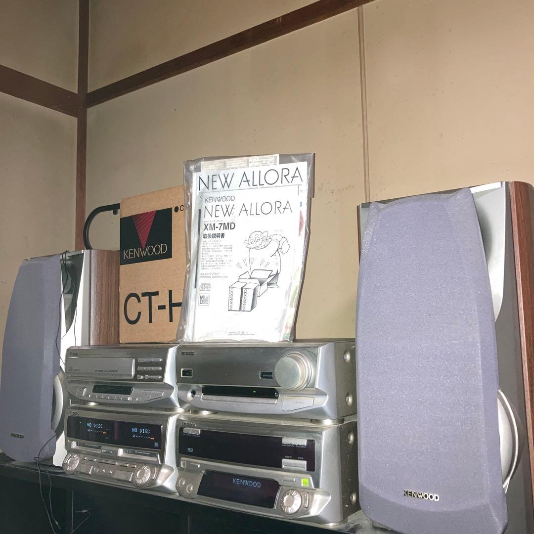 ま*い様 ①システムコンポKENWOOD NEWALLORA XM-7MDコンポ - メルカリ