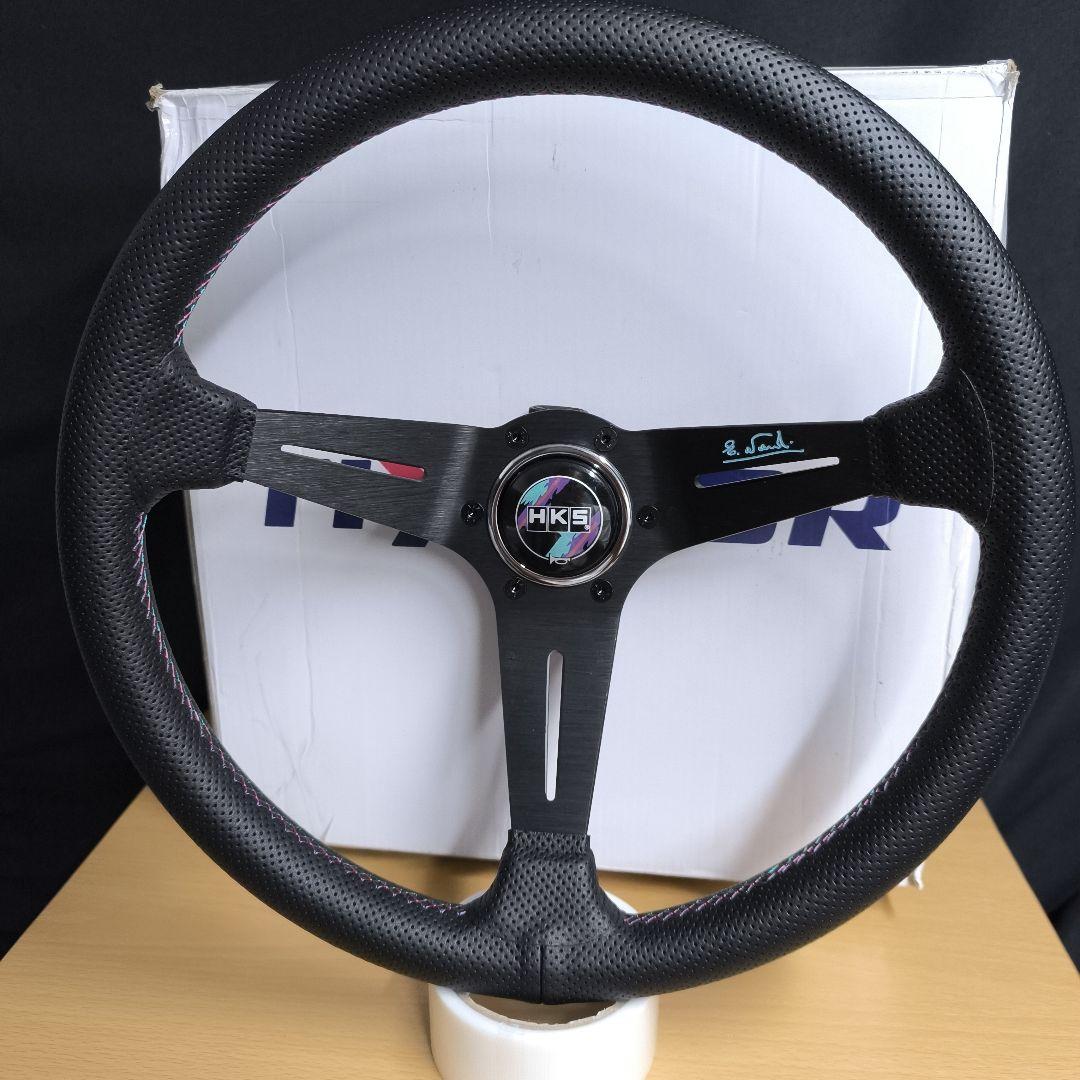 HKSタイプ　ステアリングホイール 350mmディープコーン85mm HKS x NARDI 340mm Deep Corn Steering Wheel | Limited Edition