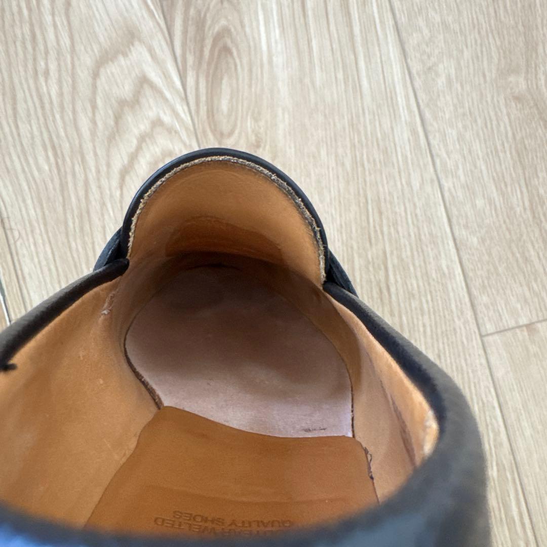 美品 Berwick 5260RUMLBK シボ革 6.5 - メルカリ