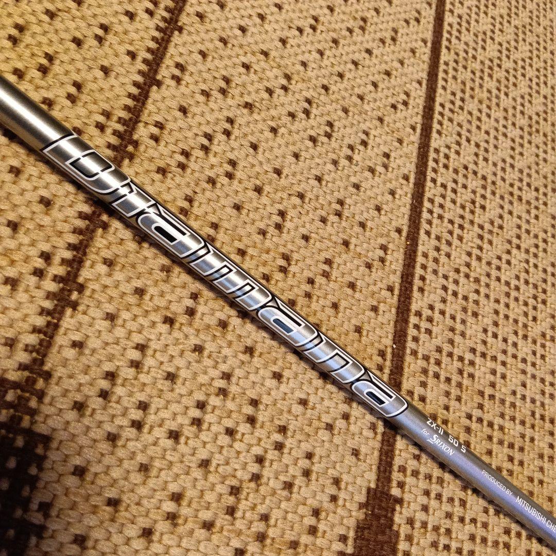 スリクソン純正スリーブ付Diamana ZX II 50 S ドライバーシャフト