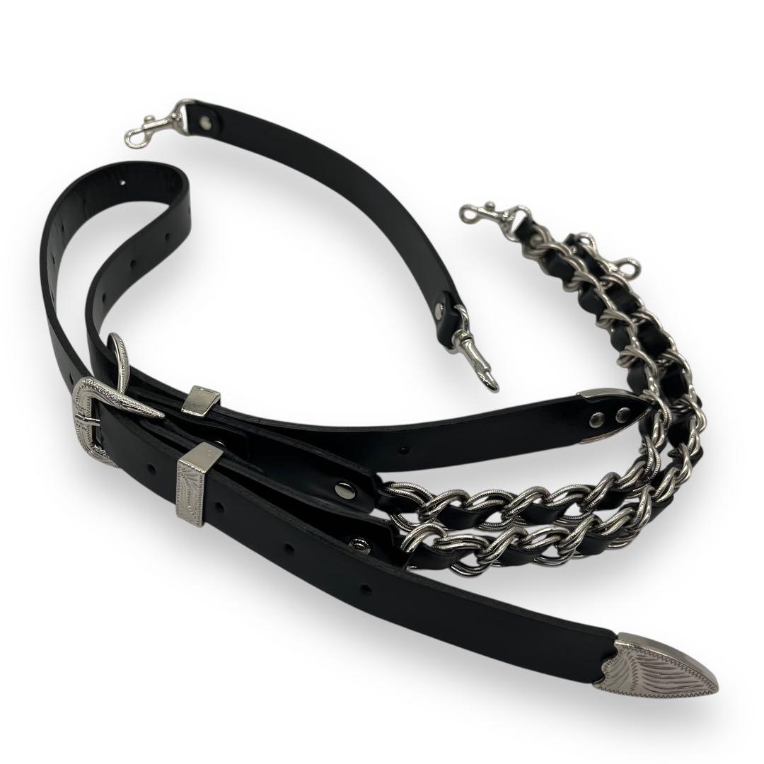 未使用□トーガプルラ TOO メタル チェーン 2wayバッグ ショルダー