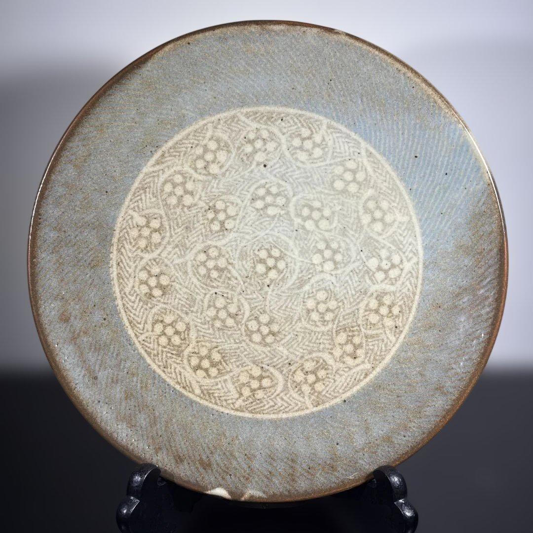 真作 人間国宝 島岡達三 象嵌皿 大皿 経約31センチ - メルカリ