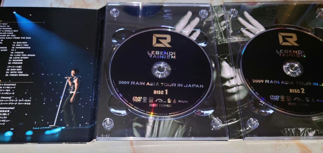 RAIN ASIA TOUR IN JAPAN DVD2枚組 写真集付　美品