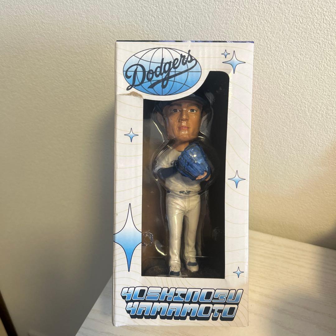 お値下げ⭐︎山本由伸選手ドジャース⭐︎ フィギュア 大谷翔平 山本由伸 フィギュア バブルヘッド ロサンゼルス・ドジャース