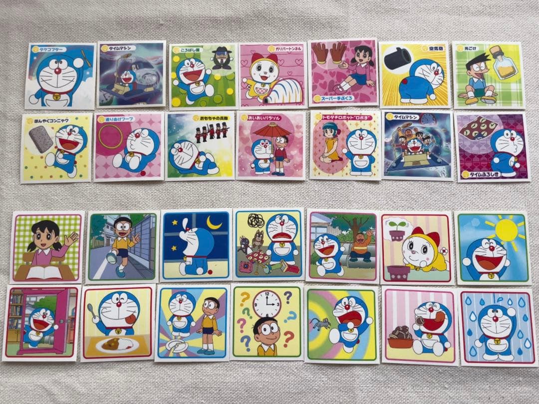 ロッテ カプッチョ ドラえもんシールまとめ売り52枚 - メルカリ