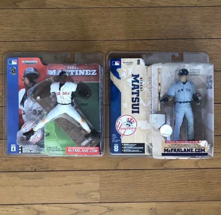 MLB マクファーレン フィギュア　ペドロマルティネス　松井秀喜 MLB マクファーレン フィギュア ペドロマルティネス 松井秀喜 - メルカリ