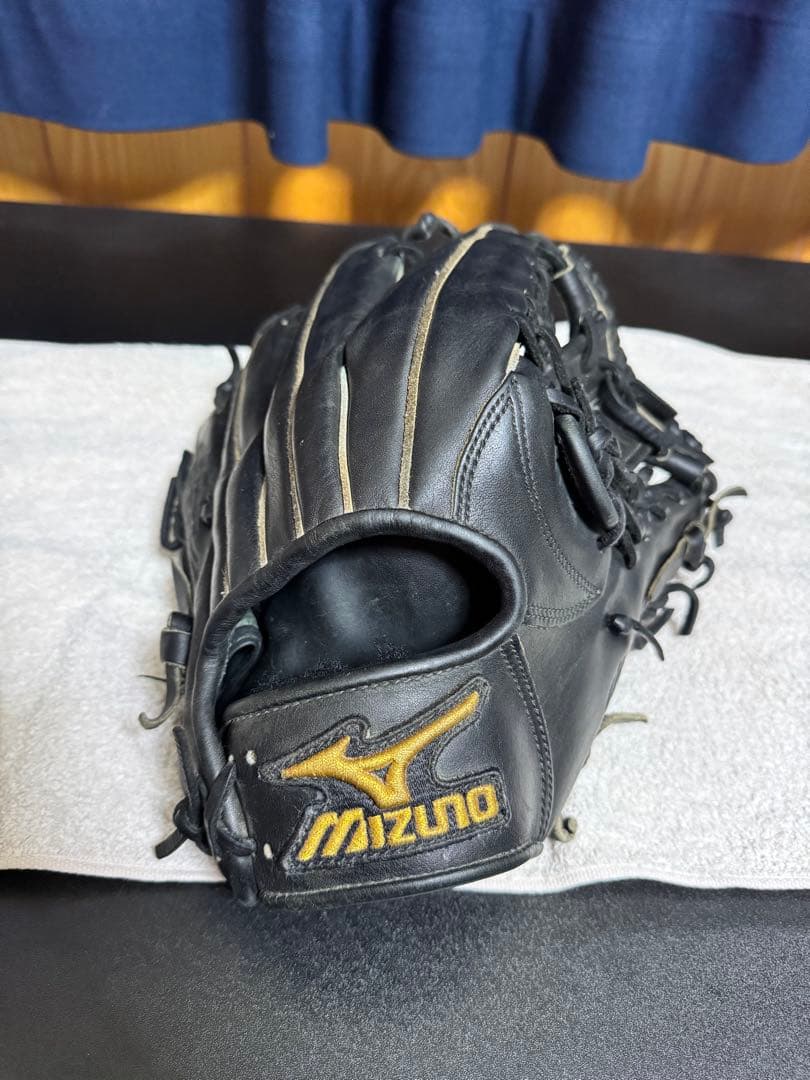 Mizuno pro 硬式野球グローブ 黒　おまけ付き Mizuno Pro ミズノプロ 硬式グローブ 内野用 坂本型 サイズ8 ブラック
