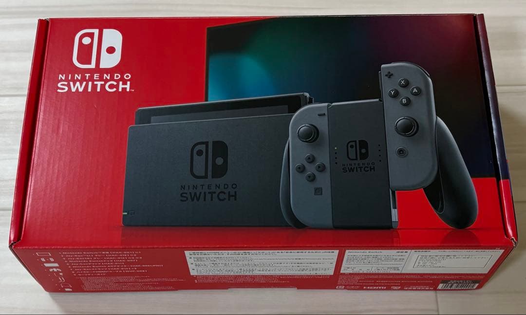 Nintendo Switch本体 ［新品購入使用品/中古/グレー］ Nintendo Switch 【あすつく、土日、祝日発送】中古品【Dランク