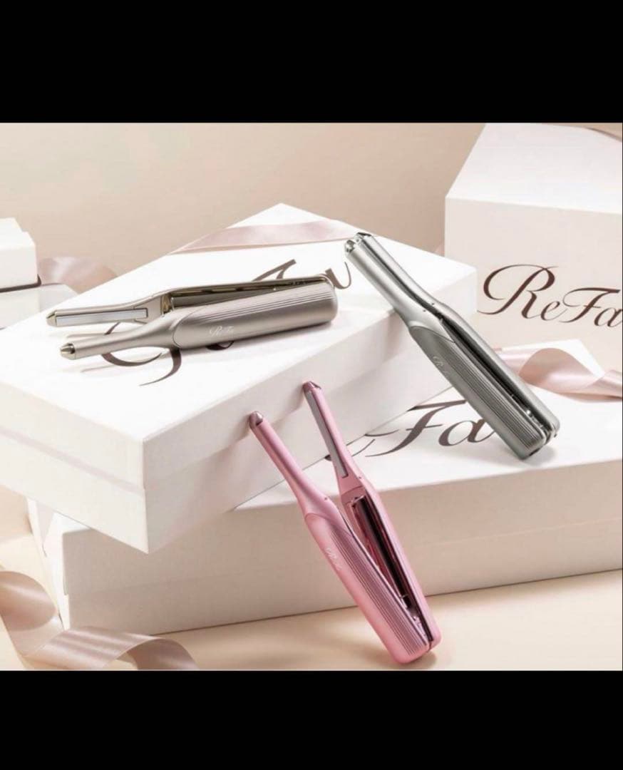 Refa フィンガーアイロン ST6 シャンパンゴールド