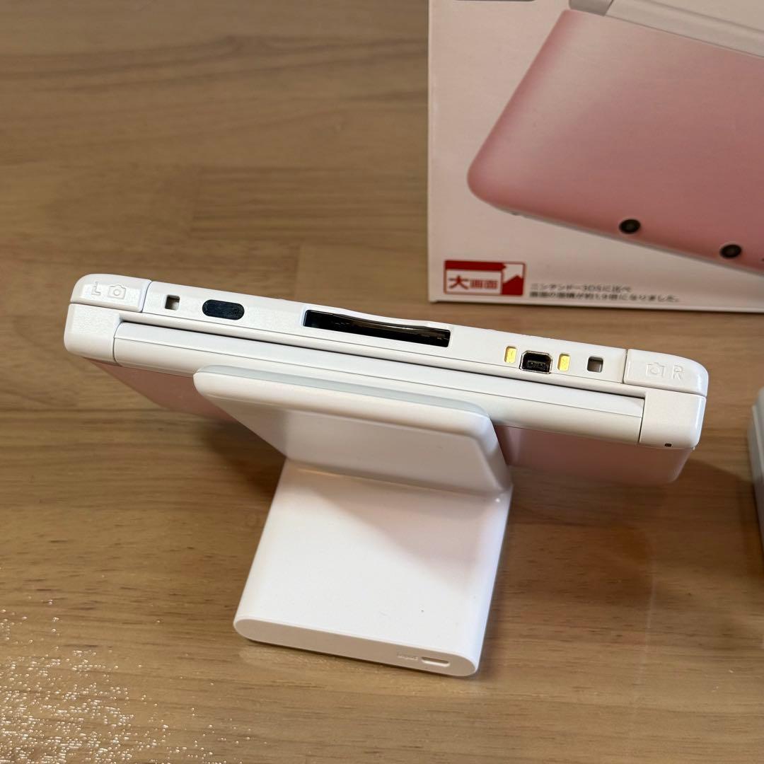 6-116 ニンテンドー3DS LL ピンク×ホワイト 箱付き - メルカリ