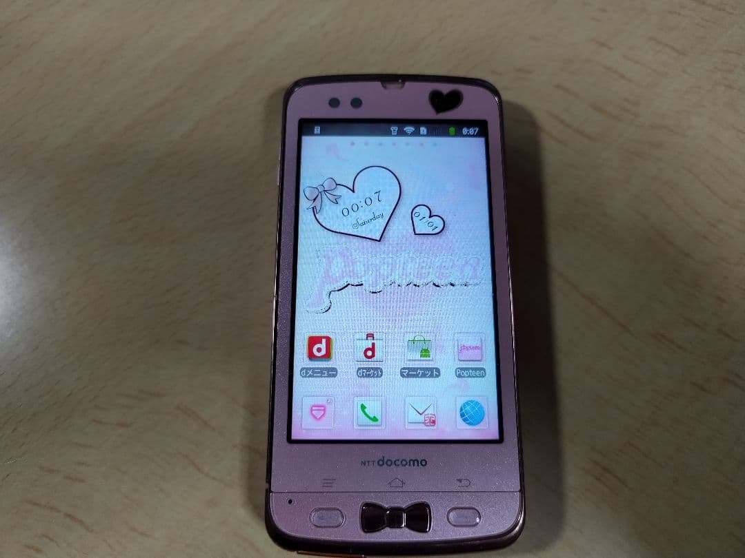 F-03D Girls' Pink 1 GB docomo Popteenコラボ - メルカリ