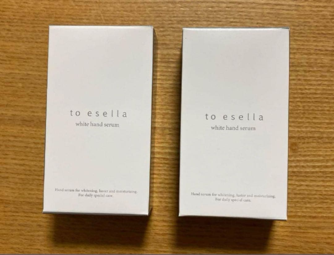 【未開封】to esella ホワイトハンドセラム to esella ホワイトハンドセラム 新品未使用 2個セット 】 ホワイト