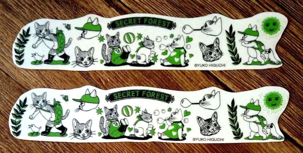 限定】ヒグチユウコ☆韓国展『SECRET FOREST』マステ カット 5巡
