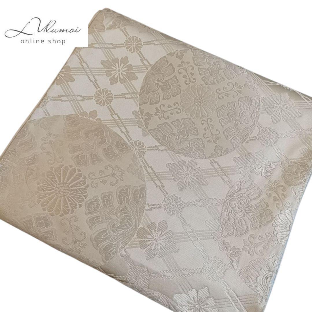 m*i様 LULU12 袋帯 花 花輪 白 オフホワイト 上品 人気 LULU12 袋帯 花 花輪 白 オフホワイト 上品 人気