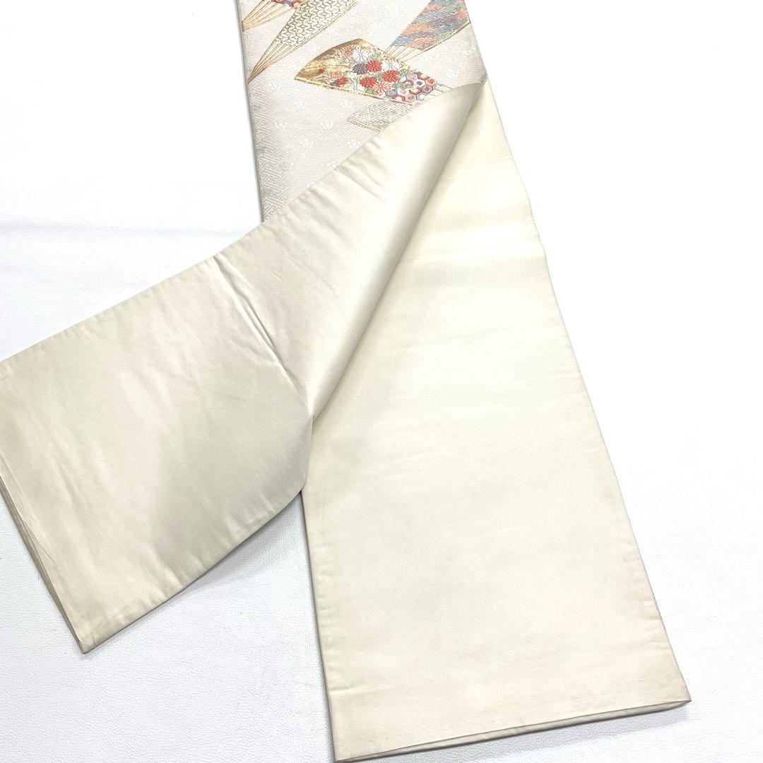 A7516 ○高級 正絹 唐織 六通 袋帯 七宝 - メルカリ