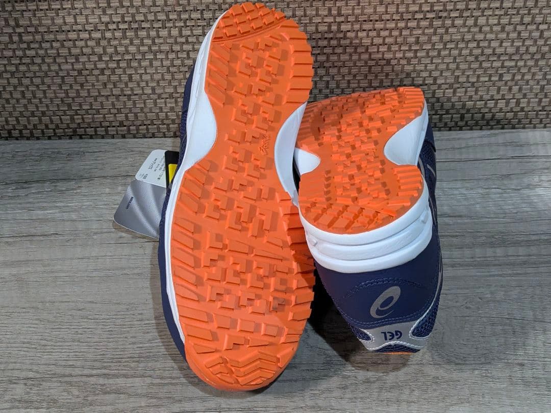 【新品】ASICS　ウィンジョブ　FIS41L　ネイビー　24.5cm　安全靴