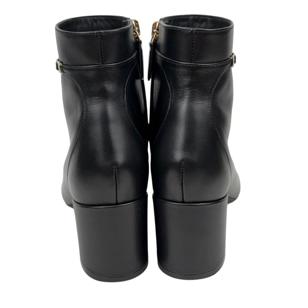 【極美品】サルヴァトーレフェラガモ　6 | 23.5cm　ブーツ　チェーン　黒