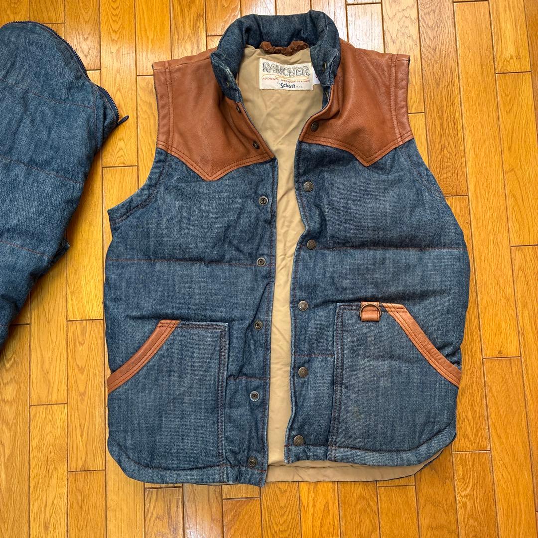 Schott NYC RANCHER ダウンジャケット M ショット 2WAY - メルカリ