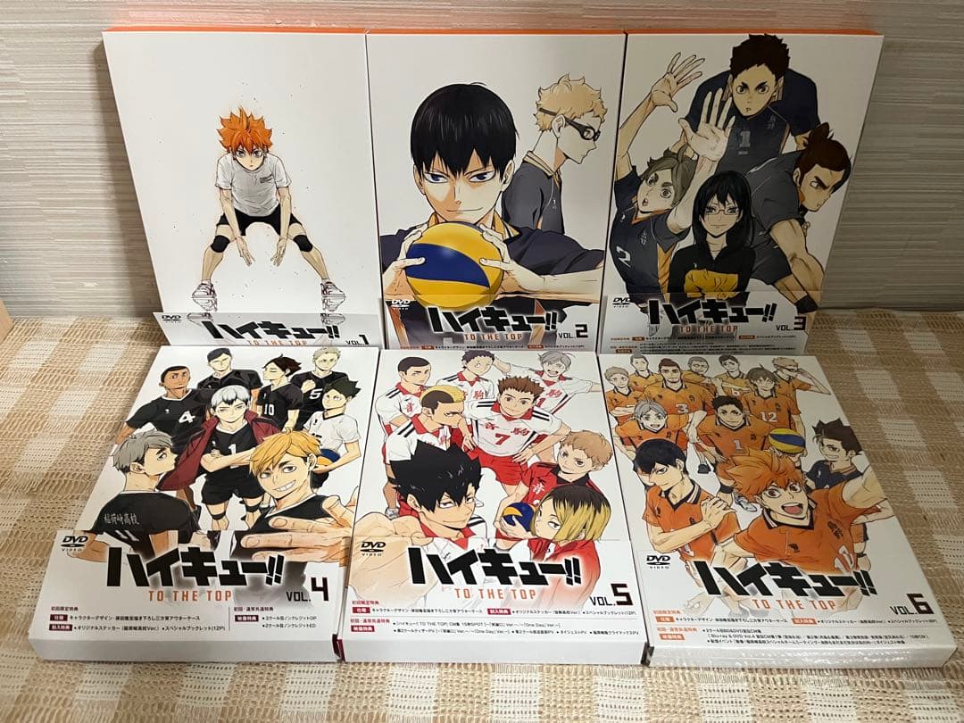 ハイキュー!! TO THE TOP 全6巻セット DVD セル版 - メルカリ