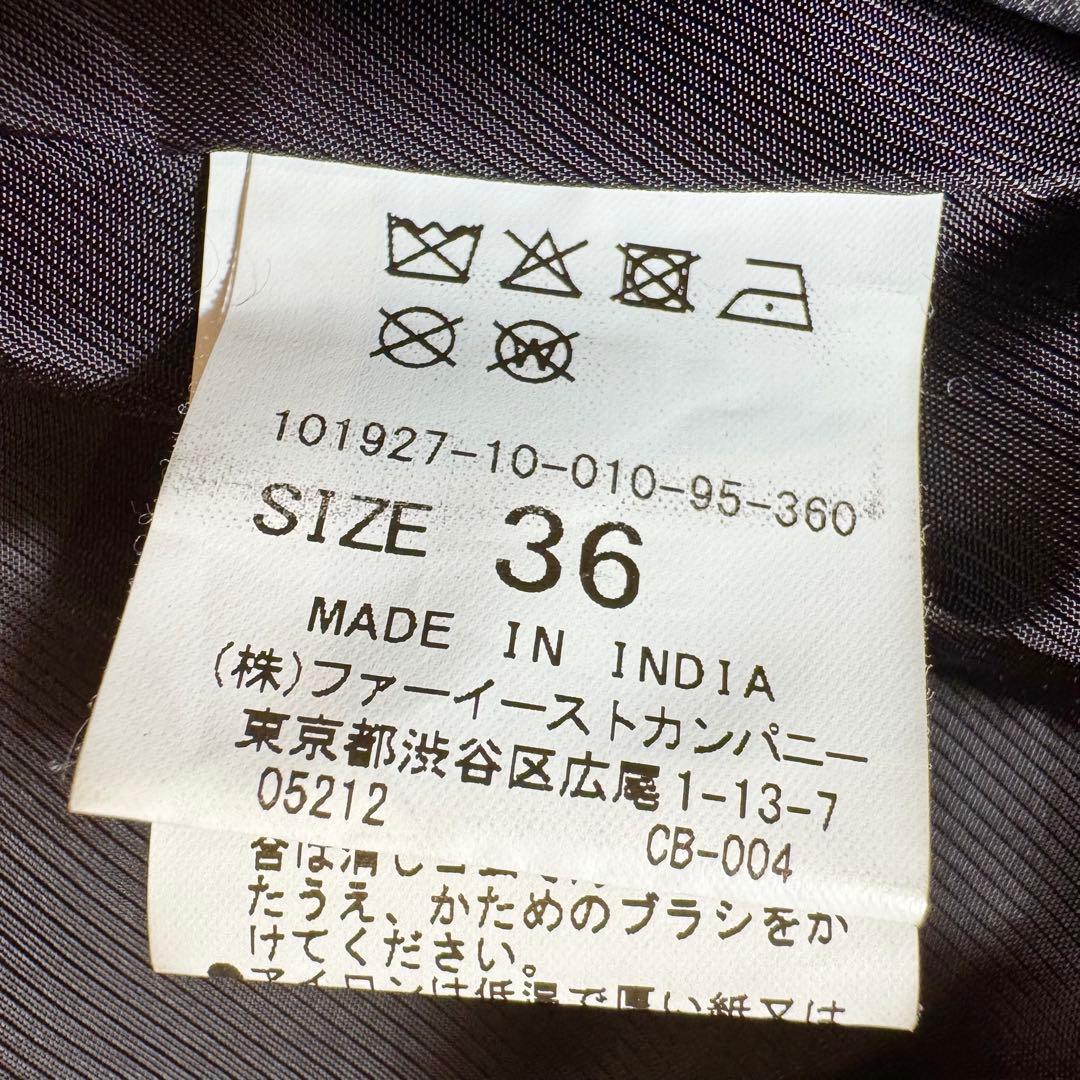 nananabo様未使用級 ANAYI アナイ ラムレザー ノーカラージャケット