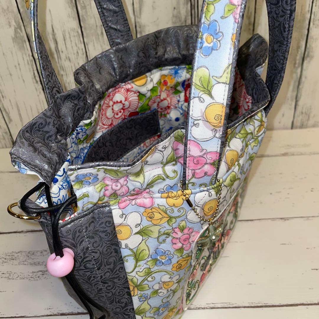 Hattomama様専用ロラライハリスNo.44.45別マチトート、ラウンド巾着