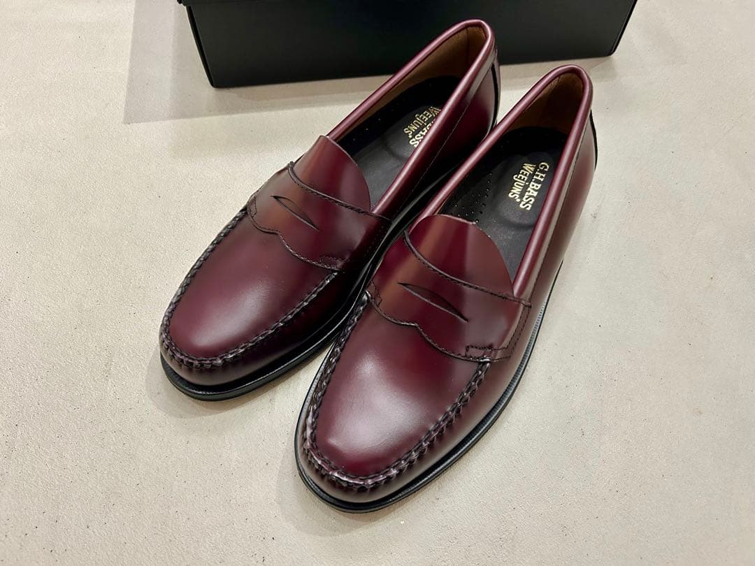 新品 G.H.BASS 11035H LOGAN / WINE