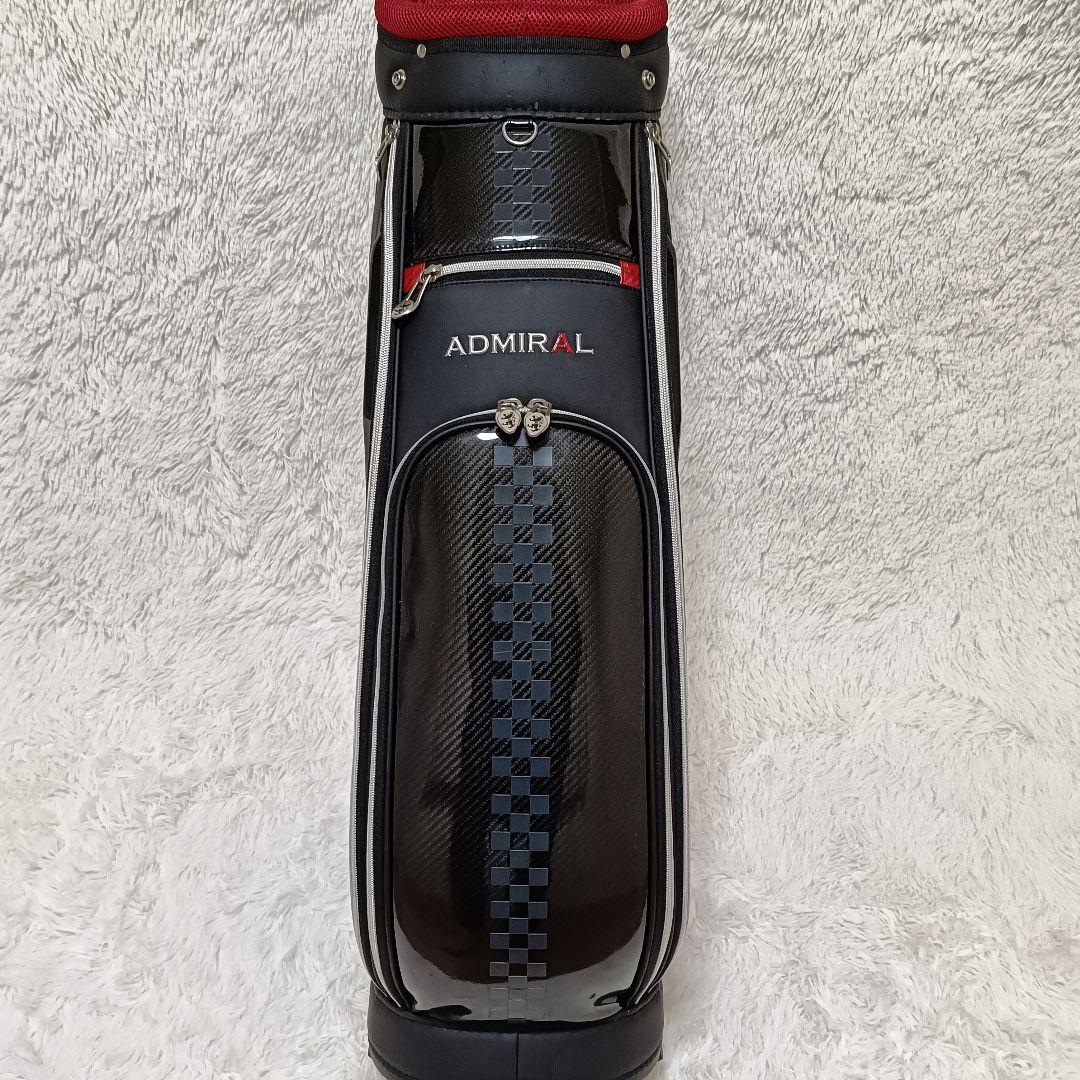 未使用品】Admiral GOLF ゴルフ キャディバッグ 訳あり フード付き