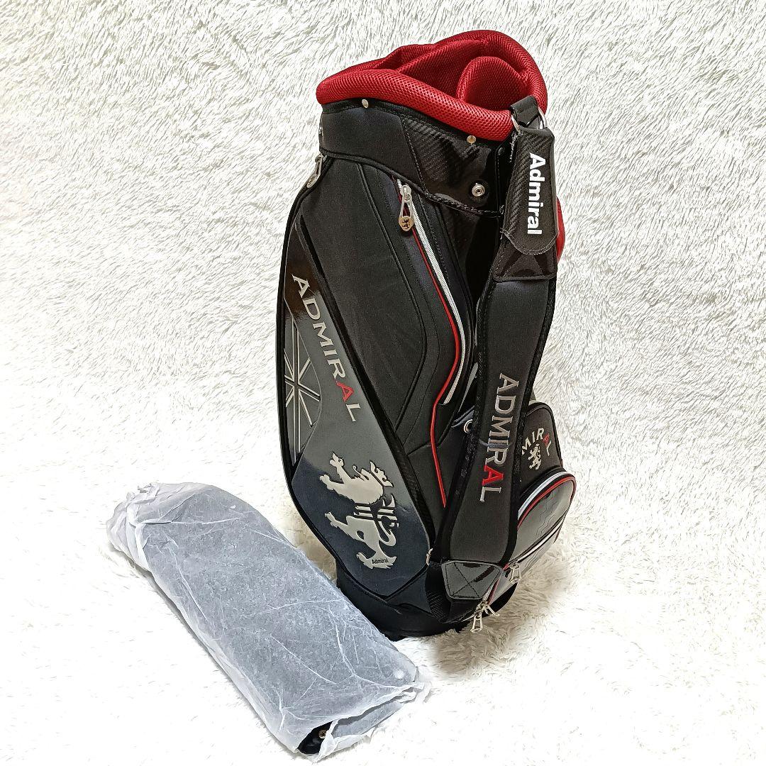 未使用品】Admiral GOLF ゴルフ キャディバッグ 訳あり フード付き