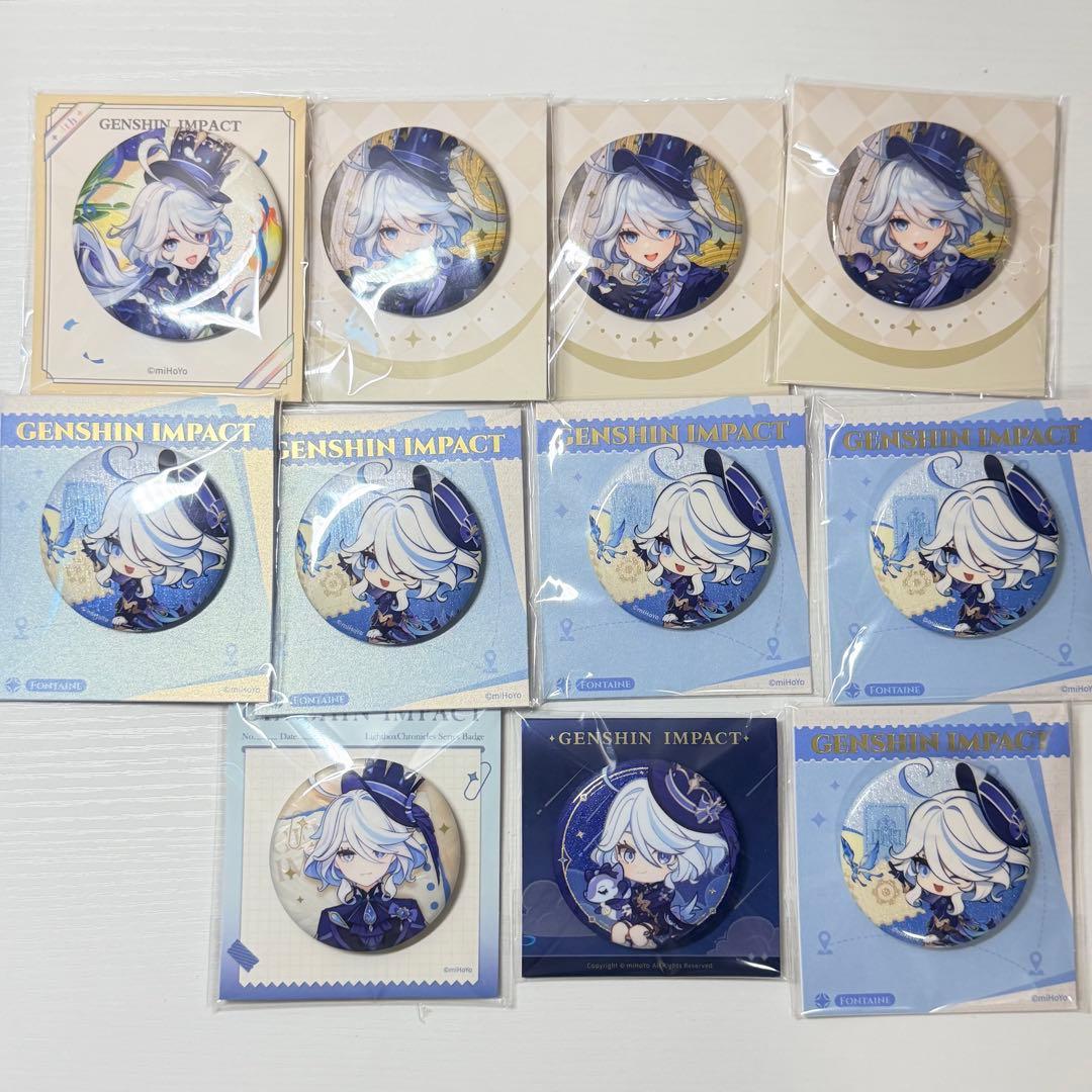 原神】公式正規品 未開封 缶バッジ フリーナ 11点 バラ売り可 - メルカリ