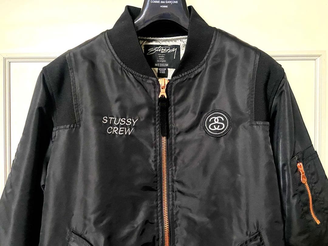 キムタク愛用 店舗限定 stussy MA1 フライトジャケット - メルカリ
