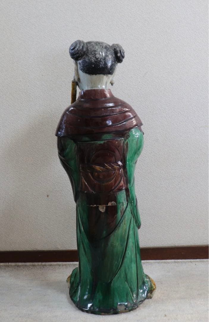 中国 清時代初期 三彩持笛少女像 アンティーク 送料込み0207 - メルカリ